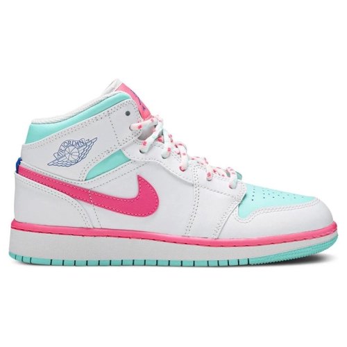 AIR JORDAN 1 MID GS DIGITAL PINK 555112 102,AIR JORDAN 1 MID,Air Jordan