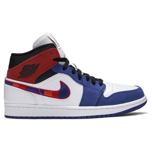 AIR JORDAN 1 MID MULTICOLORED SWOOSH 852542 146,AIR JORDAN 1 MID,Air Jordan