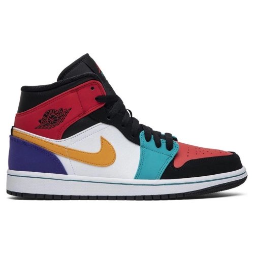 AIR JORDAN 1 MID MULTICOLOR 554724 125,AIR JORDAN 1 MID,Air Jordan