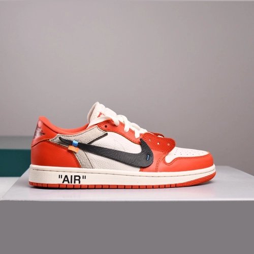 OFF WHITE X AIR JORDAN 1 LOW CHICAGO CUSTOM,OFF-WHITE 1,OFF-WHITE,NIKE SHOES Reps