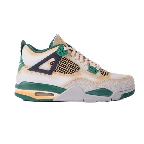 Custom Air Jordan 4 Sail Green DC7770 106,AIR JORDAN 4,Air Jordan