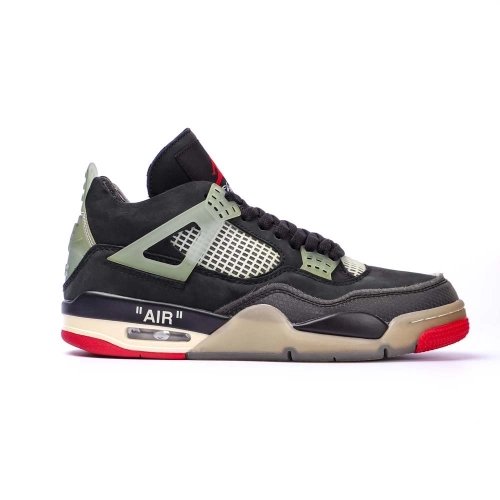 OffWhite x Air Jordan 4 Retro CV9388 001,AIR JORDAN 4,Air Jordan