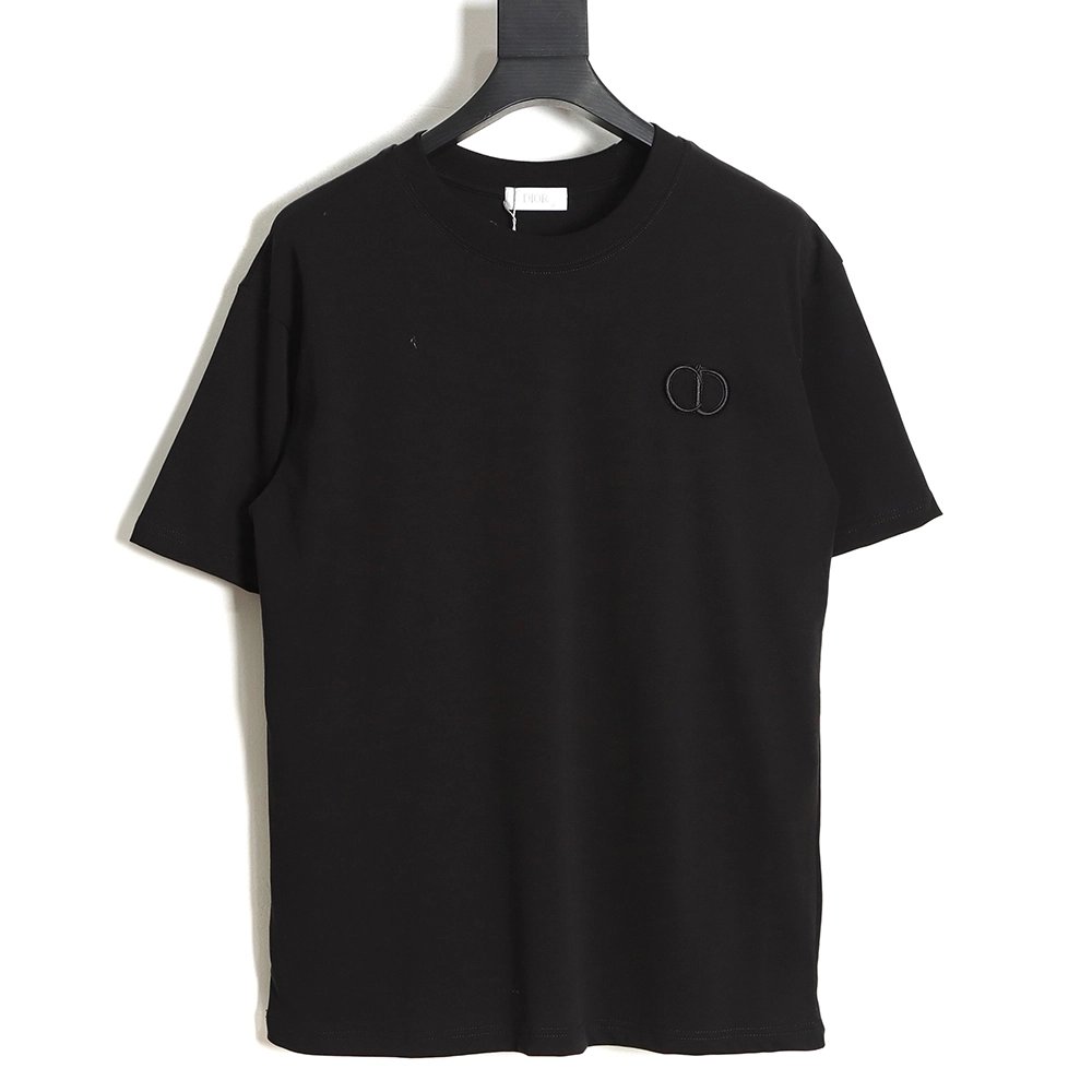 Dior chest CD letter embroidery short-sleeved T-shirt TSK1,All order with free shipping Dior