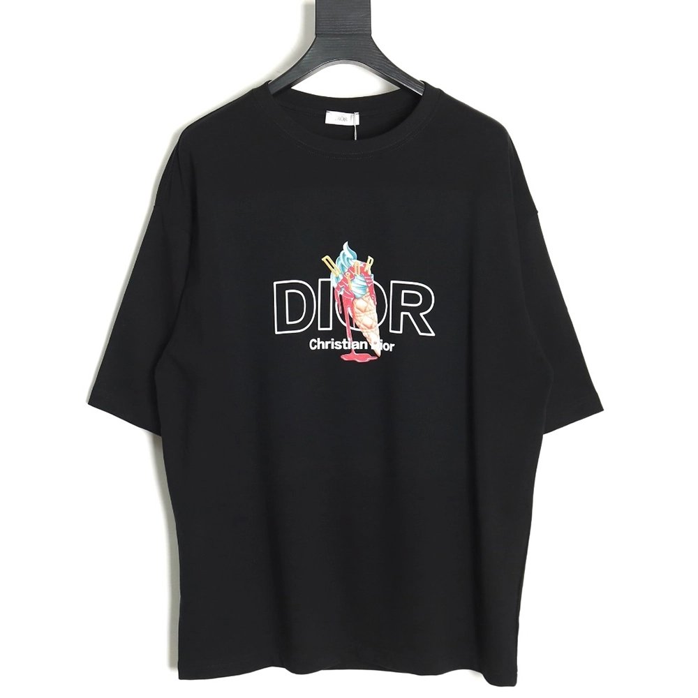 Dior crew neck short sleeve T-shirt TSK3,All order with free shipping Dior