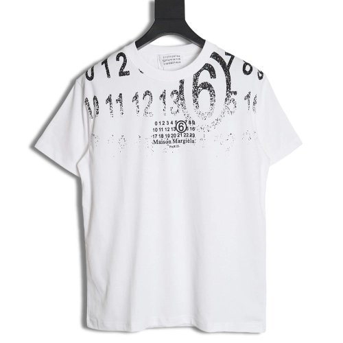 Maison margiela letter logo print T-shirt,All order with free shipping Maison Margiela