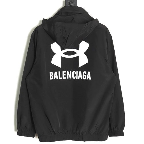 Balenciaga cobranded sports jacket trench coat,Balenciaga Jacket,Jacket,APPAREL