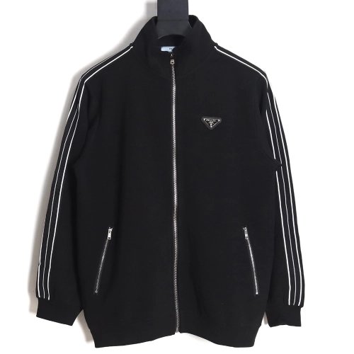 Prada 23Fw triangle logo side webbing suit jacket,Prada Jacket,Jacket,APPAREL