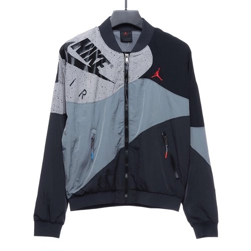 JORDAN PANELED CEMENT ZIP JACKET,Air Jordan Jacket,Jacket,APPAREL