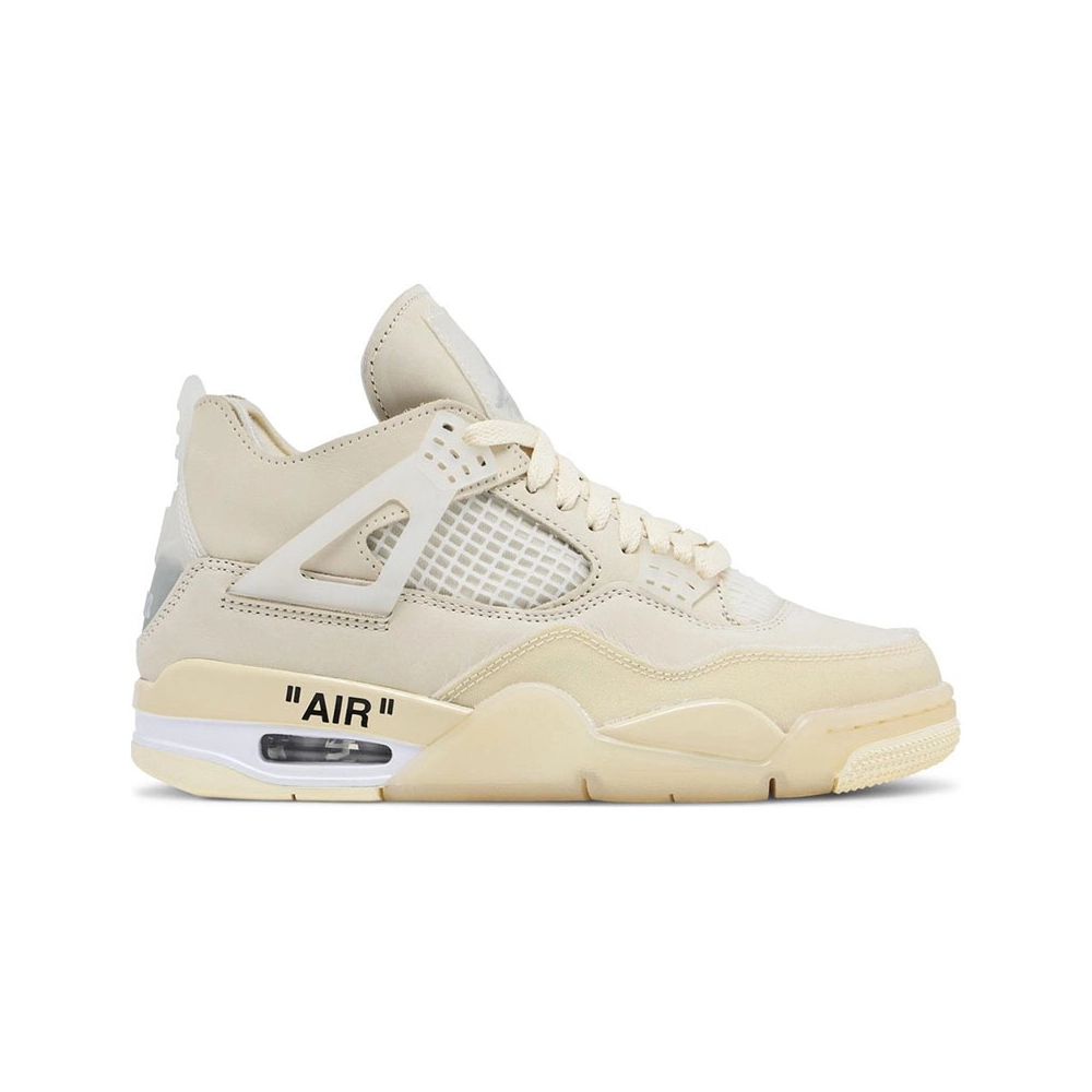 OffWhite x Air Jordan 4 Sail CV9388 100,AIR JORDAN 4,Air Jordan