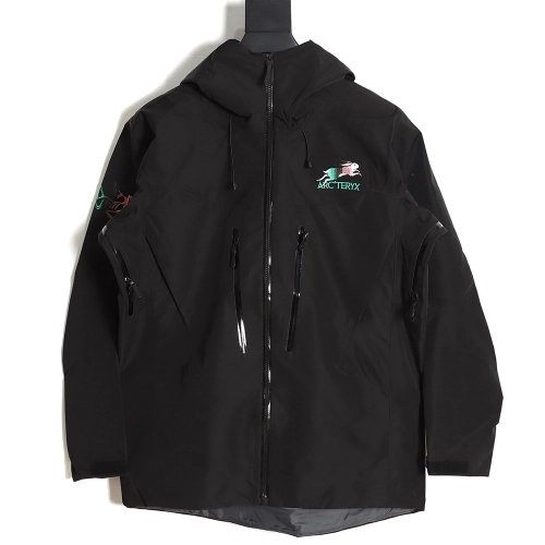 Arc`teryx Year of the Rabbit limited color logo hard shell jacket,Arcteryx Jacket,Jacket,APPAREL