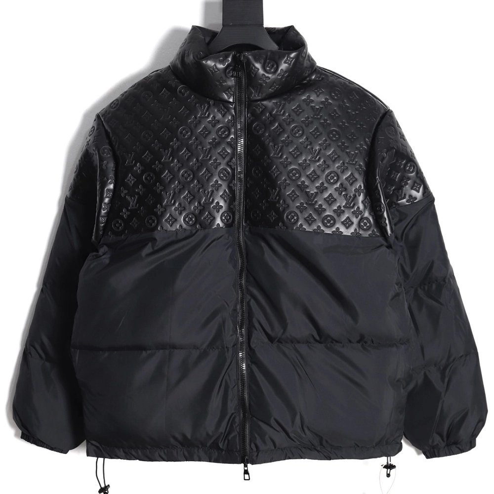 Louis Vuitton new patchwork embossed down jacket,Louis Vuitton Jacket,Jacket,APPAREL