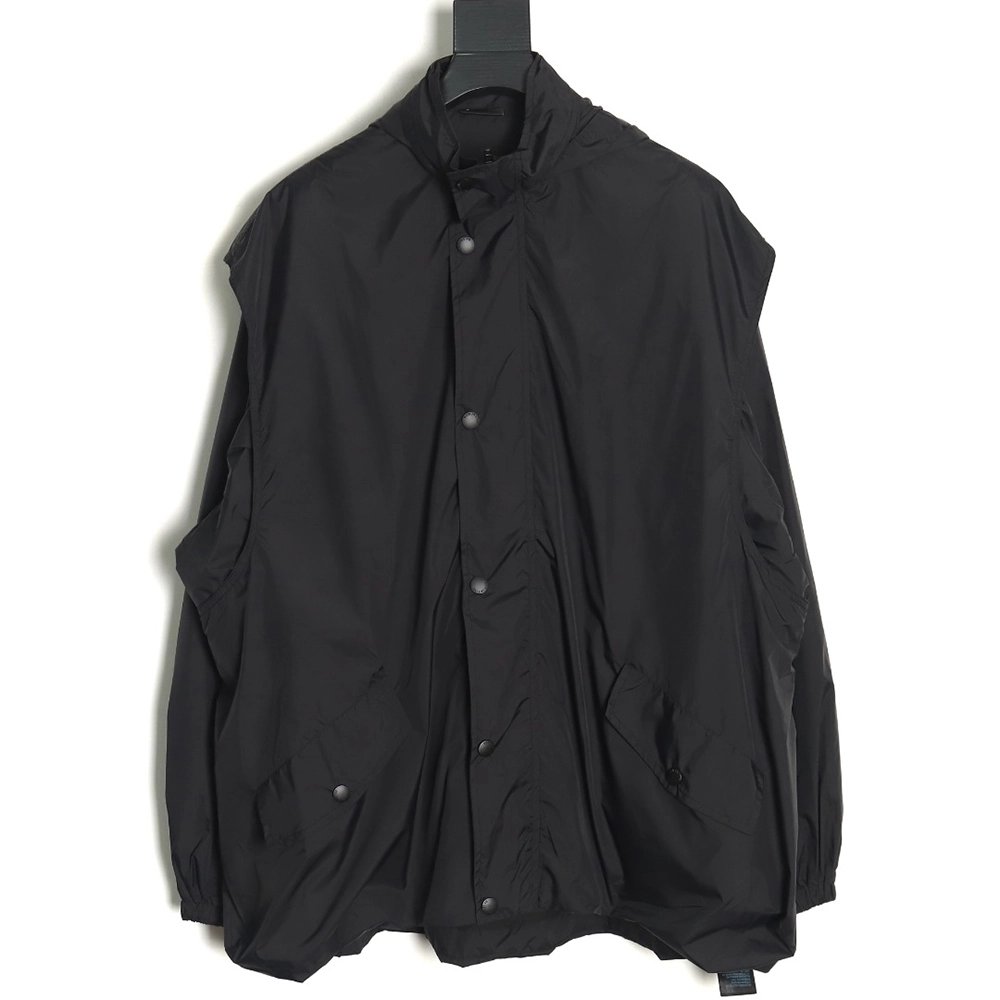 Balenciaga Oversized carcass jacket with detachable sleeves,Balenciaga Jacket,Jacket,APPAREL