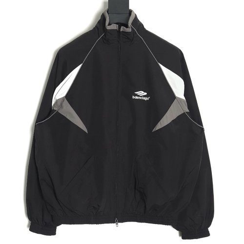 Balenciaga patchwork sports suit jacket TSK2,Balenciaga Jacket,Jacket,APPAREL