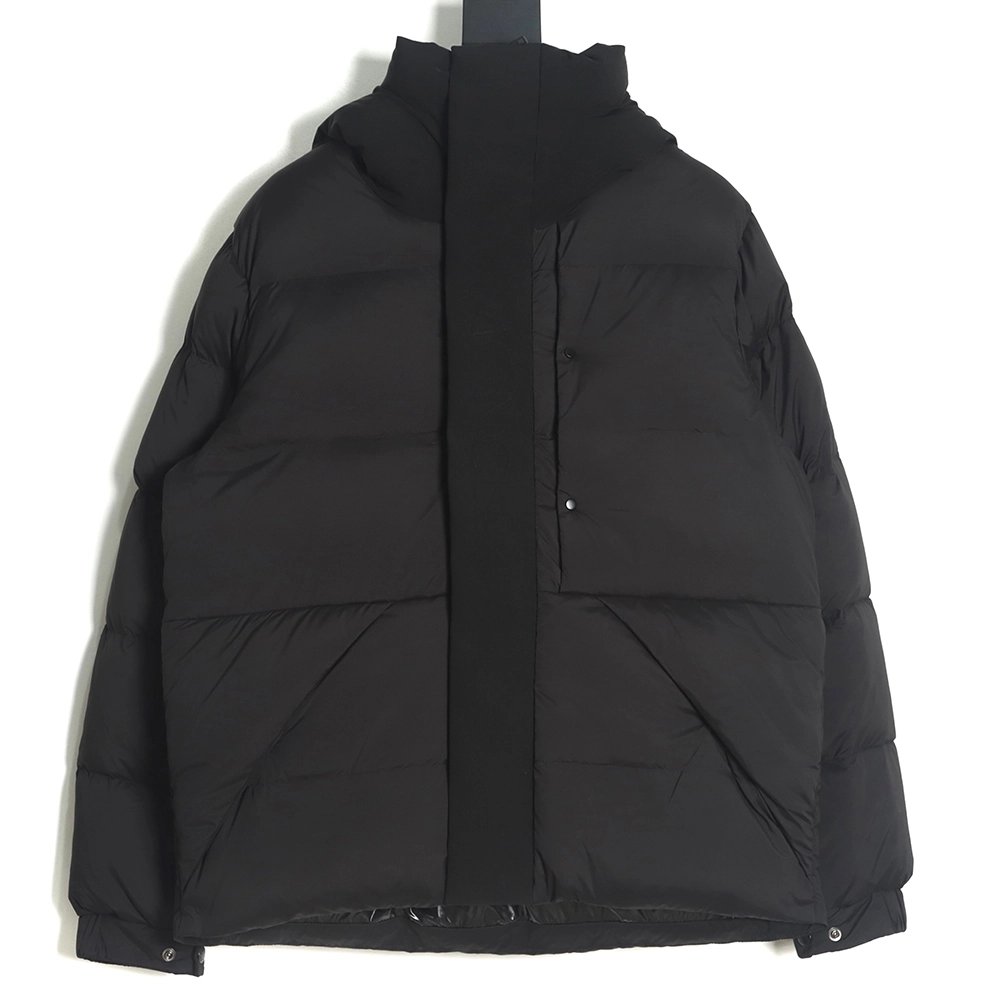 Moncler 22FW madeira black warrior placket threedimensional embossed letter down jacket TSK1,Moncler Jacket,Jacket,APPAREL