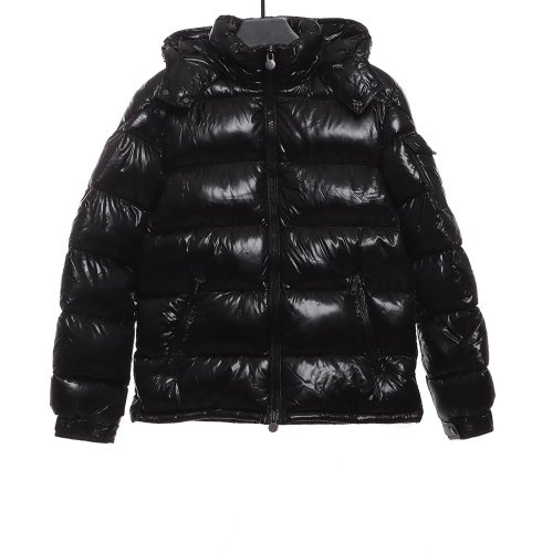 moncler solid color arm pocket down jacket,Moncler Jacket,Jacket,APPAREL