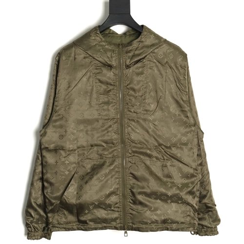 Louis Vuitton Doublesided Jacket with Jacquard Pattern,Louis Vuitton Jacket,Jacket,APPAREL