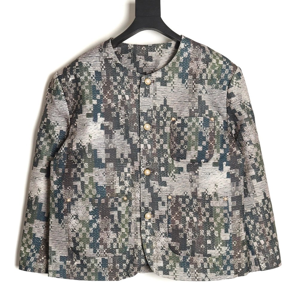 Louis Vuitton 24ss camouflage checkerboard jacket,Louis Vuitton Jacket,Jacket,APPAREL