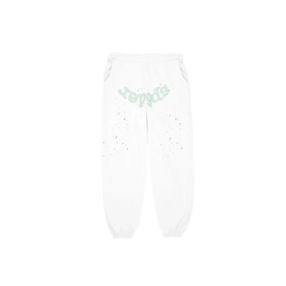 Sp5der Adult Sweatpants Egg Shell,Sp5der Sweatpants,CASUAL PANTS,Clothing