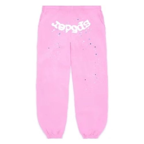 Sp5der Atlanta Sweatpants Pink,Sp5der Sweatpants,CASUAL PANTS,Clothing