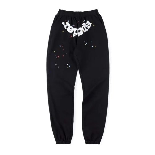 Websuit Black Sp5der Sweatpant,Sp5der Sweatpants,CASUAL PANTS,Clothing