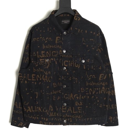 Balenciaga allover printed jacket,Cheap Replica Reps Balenciaga