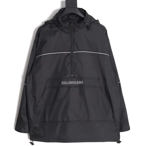 Balenciaga Half Zip Hood Jacket,Cheap Replica Reps Balenciaga