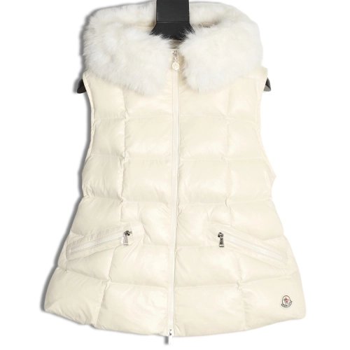 Moncler Hooded Logo Vest Down Jacket,Moncler Jacket,Jacket,APPAREL