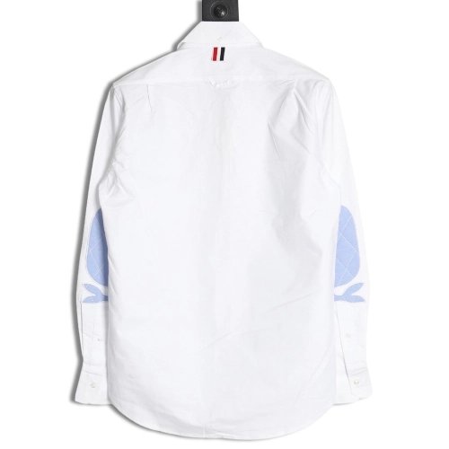 Thom Browne patchwork webbing shirt,Loewe Shirt,Shirt,APPAREL