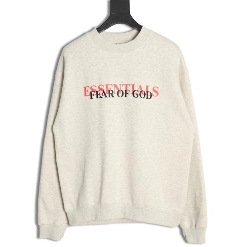 Fear of God Overlapping Lettering Crew Neck Sweatshirt,Fear of God Sweatshirt,Low Price High quality,legit seller