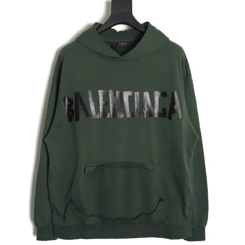 Balenciaga Tape Hoodie,Balenciaga Hoodie,Hoodie,APPAREL