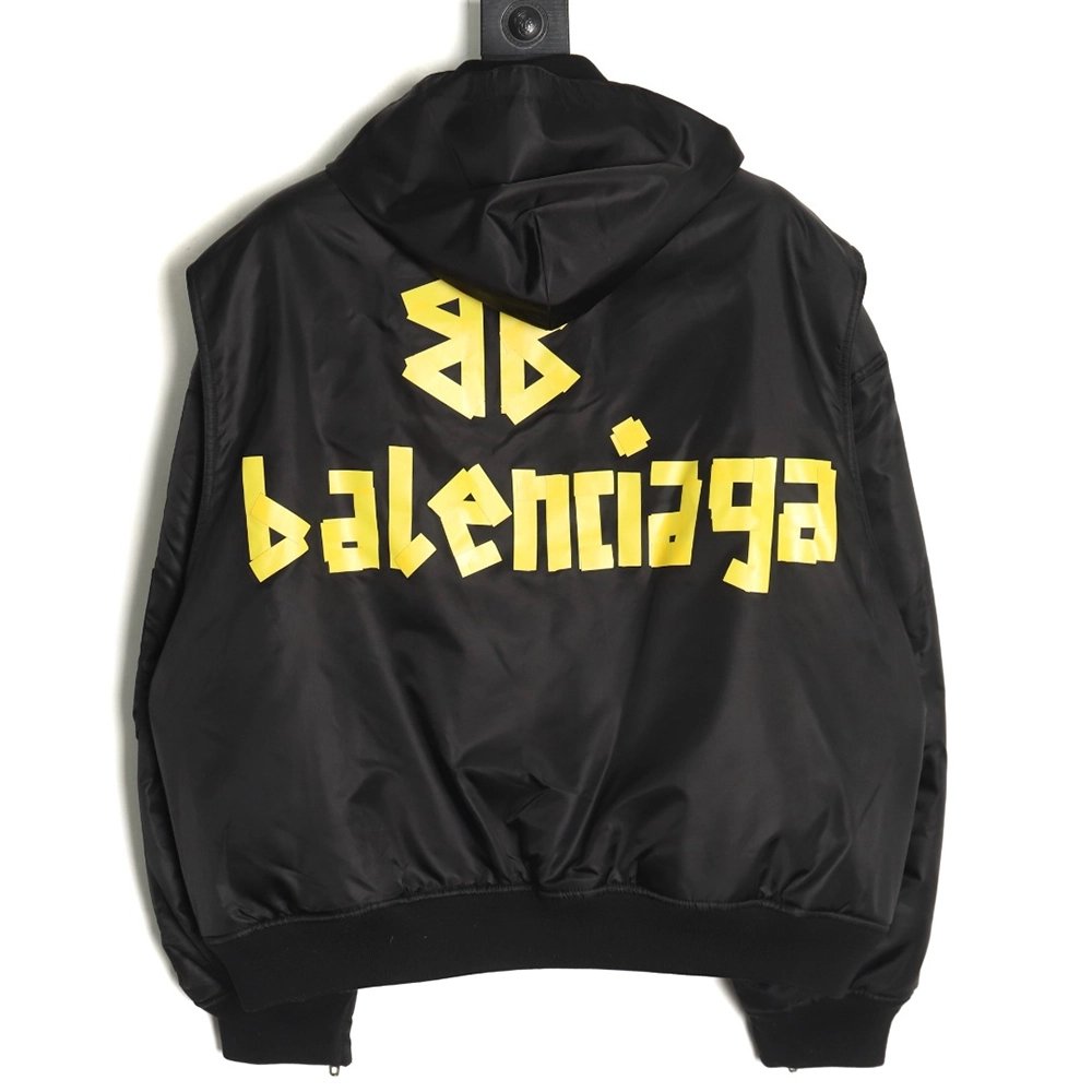 Balenciaga yellow tape thin cotton jacket,buy cheap,low price and discount Balenciaga