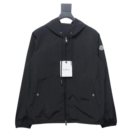 Moncler hat webbing hooded windbreaker jacket,Moncler