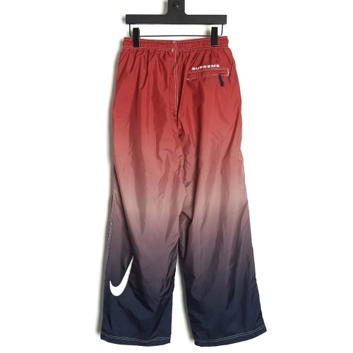 Supreme Nike joint gradient logo sports trousers,Supreme Trousers,CASUAL PANTS,APPAREL