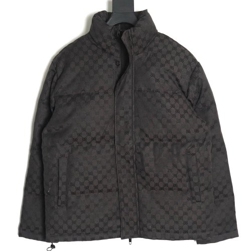 Balenciaga Jacket,Jacket,Clothing,Buy Cheap Discount Balenciaga Gucci joint double B full print down jacket