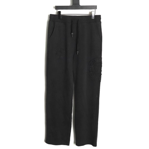 Chrome Hearts Sanskrit Washed Trousers,Chrome Hearts Pants,CASUAL PANTS,APPAREL Clothing