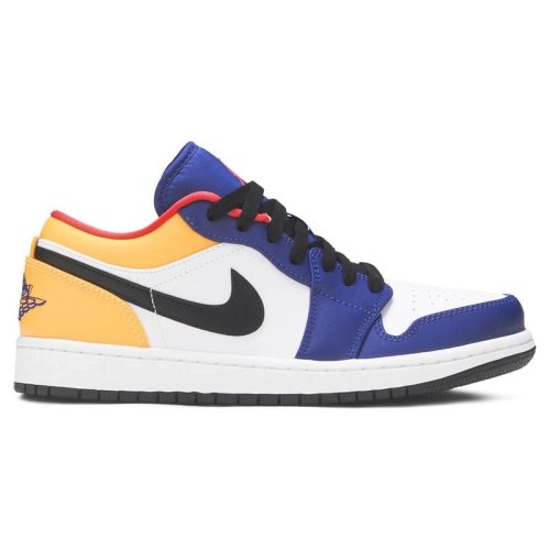 AIR JORDAN 1 LOW WHITE DEEP ROYAL BLUE 553558 123,AIR JORDAN 1 LOW,Air Jordan