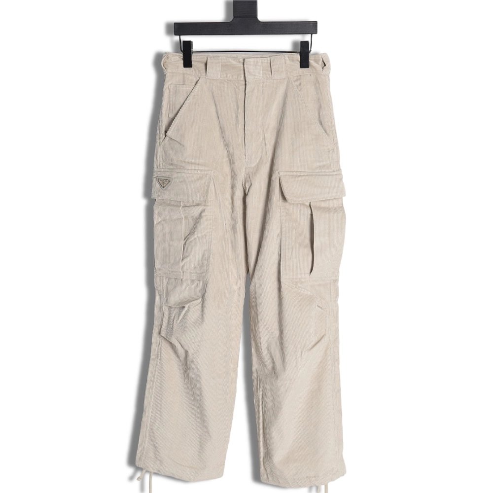 Prada Corduroy Cargo Pants,Prada Sweatpants,CASUAL PANTS,Buy cheap clothing haul France