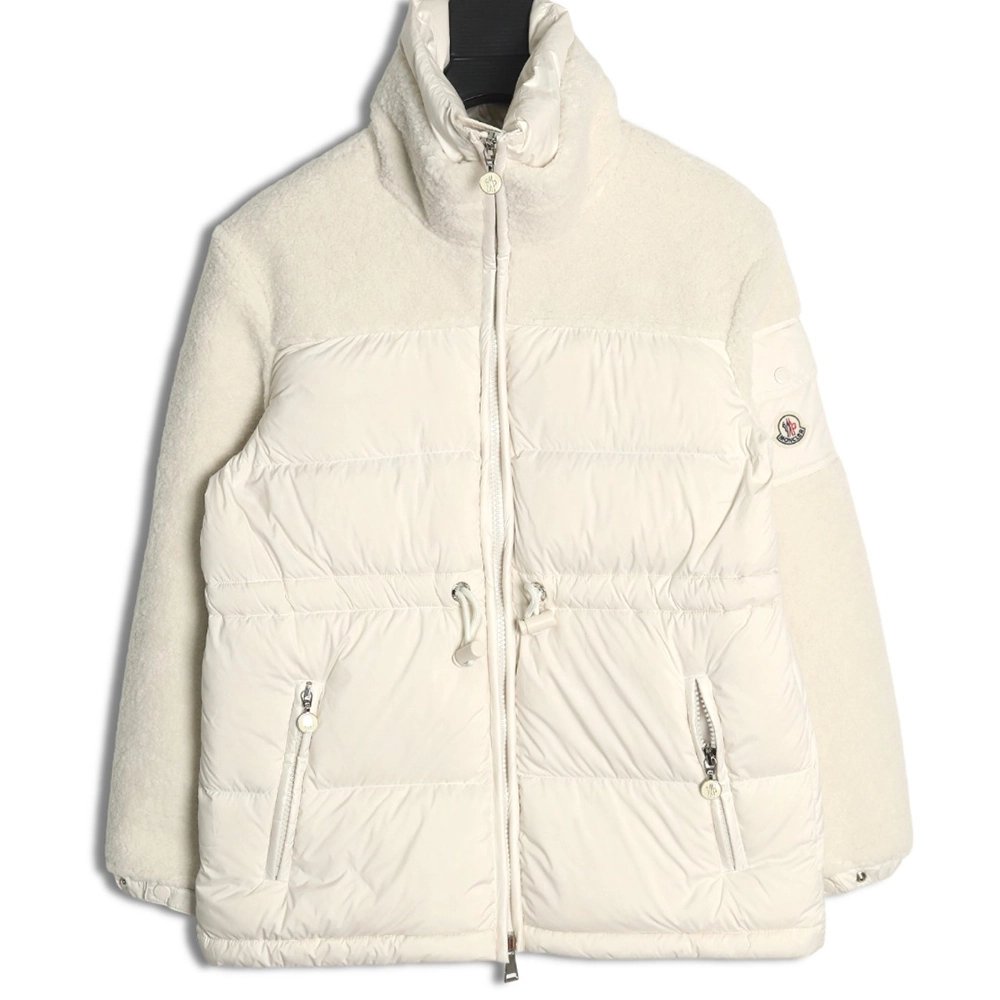 Moncler Escaut Lambswool Splicing Down Jacket,Moncler Jacket,Jacket,Buy cheap clothing haul France