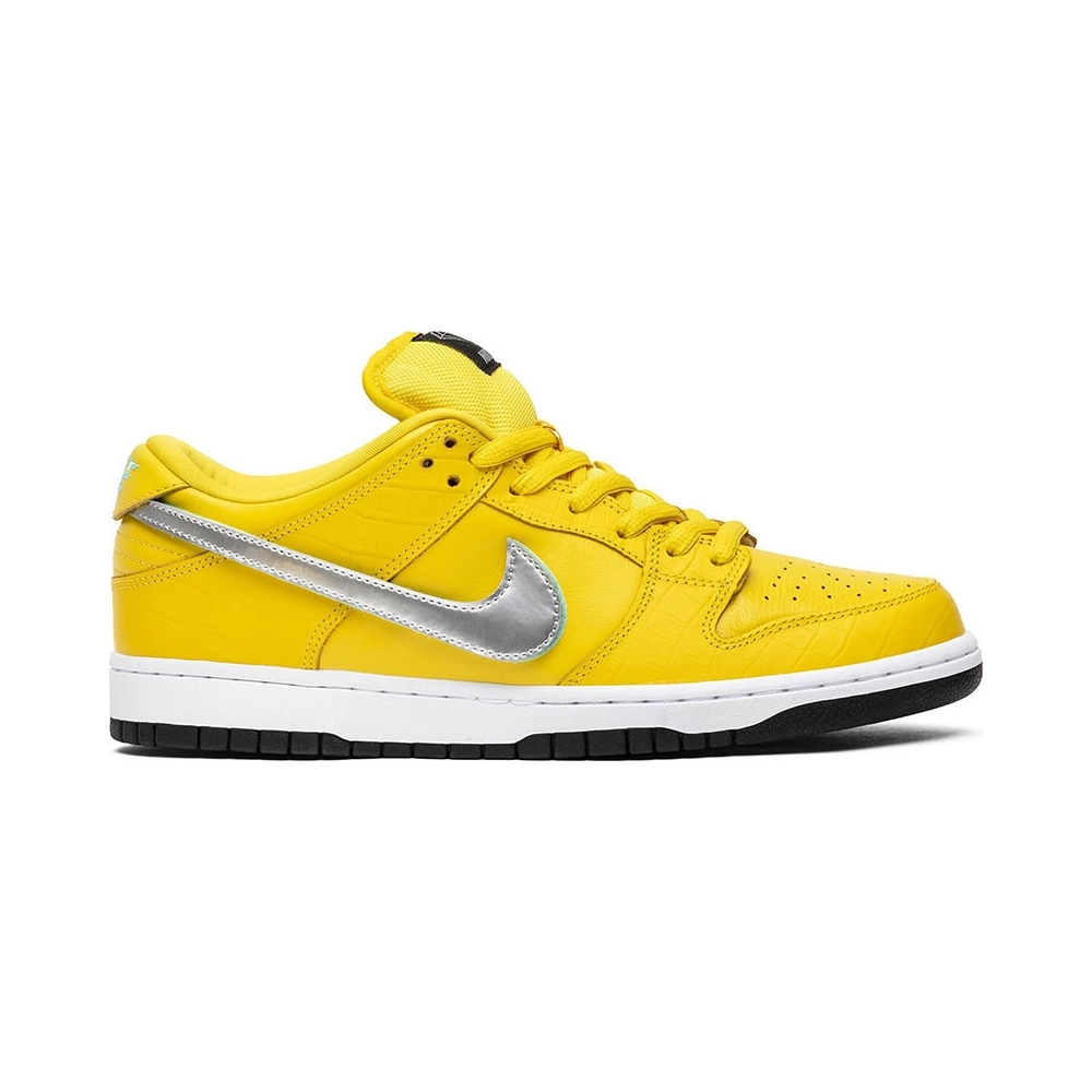 Special Price NO QCDiamond Supply Co. x Dunk Low Pro SB Canary Diamond,Dunk SB,NIKE SHOES Reps