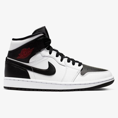 AIR JORDAN 1 MID WHITE BLACK BQ6472 101,AIR JORDAN 1 MID,Air Jordan