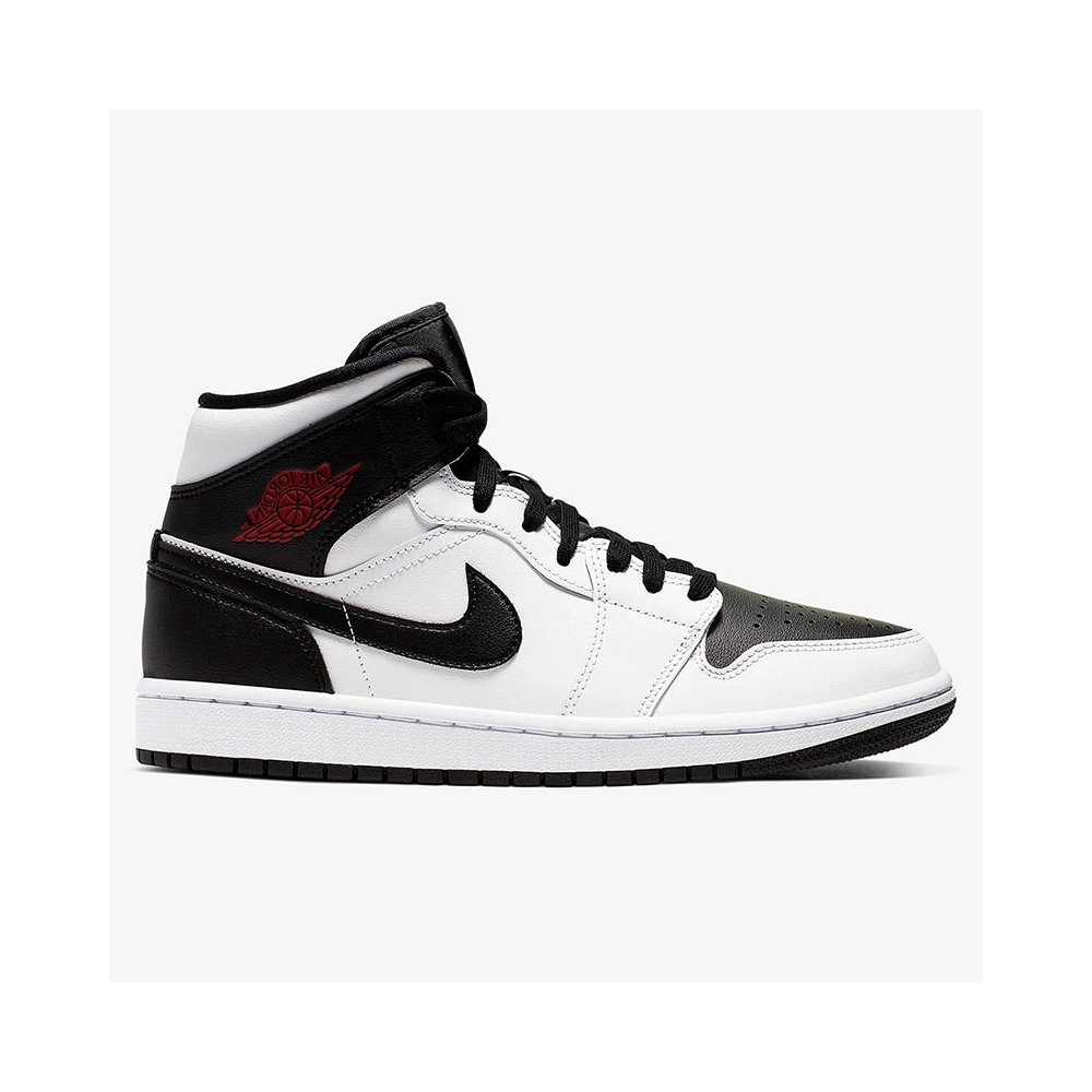 AIR JORDAN 1 MID WHITE BLACK BQ6472 101,AIR JORDAN 1 MID,Air Jordan